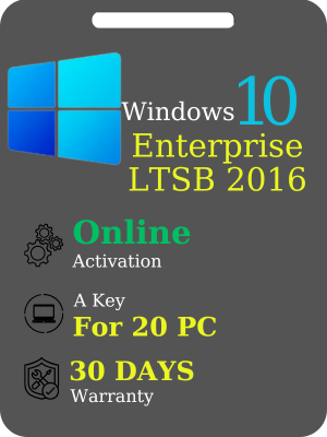 Win 10 Enterprise [ LTSB 2016 ] [ 20 PC ]